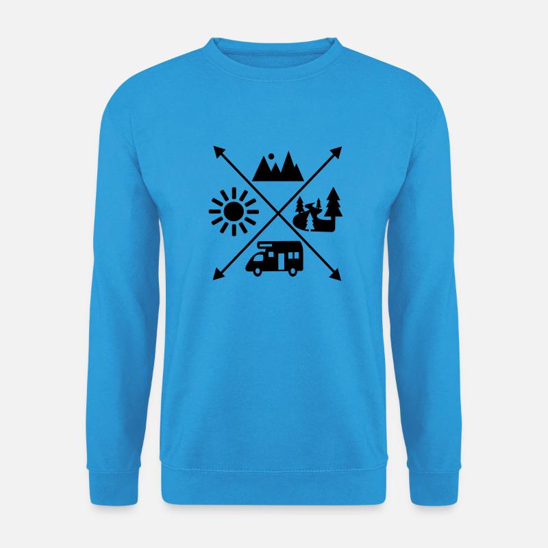 Wohnmobil - Unisex Pullover - Meeresblau