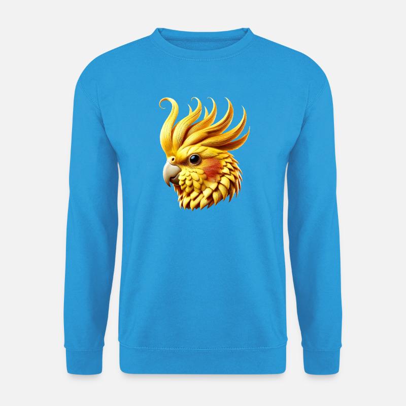 Nymphensittich (23) - Unisex Pullover - Meeresblau