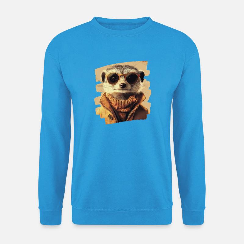 Erdmännchen - Unisex Pullover - Meeresblau