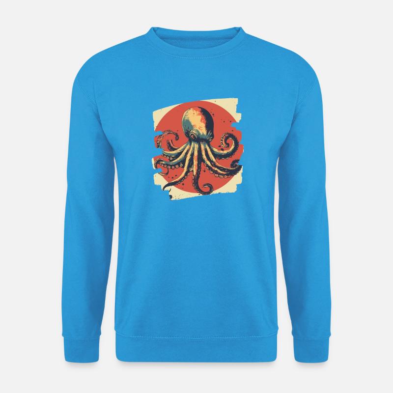 Pieuvre Pieuvre - Sweat-shirt Unisexe - bleu mer