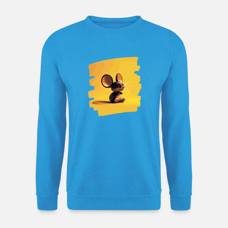 Maus - Unisex Pullover - Meeresblau
