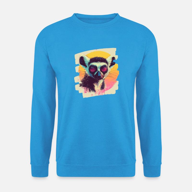 Lemur - Unisex Pullover - Meeresblau