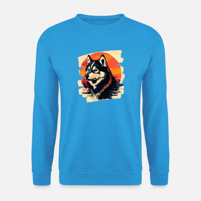 Husky - Unisex Pullover - Meeresblau