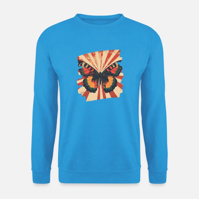 Schmetterling - Unisex Pullover - Meeresblau