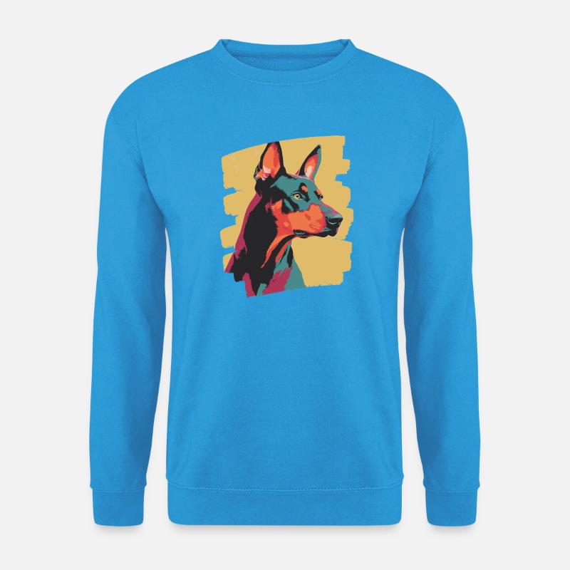 Dobermann - Unisex Pullover - Meeresblau