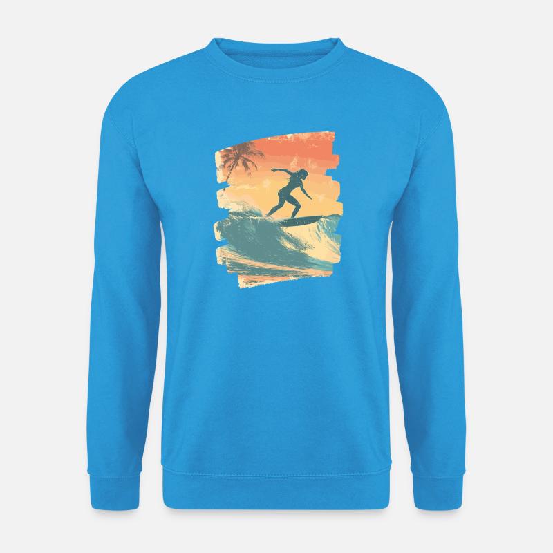 Surfer - Unisex Pullover - Meeresblau