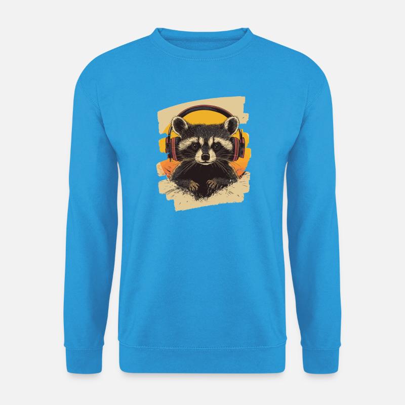 Waschbär - Unisex Pullover - Meeresblau