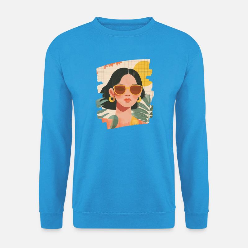 Relax Meditation Selfcare Me-Time - Unisex Pullover - Meeresblau