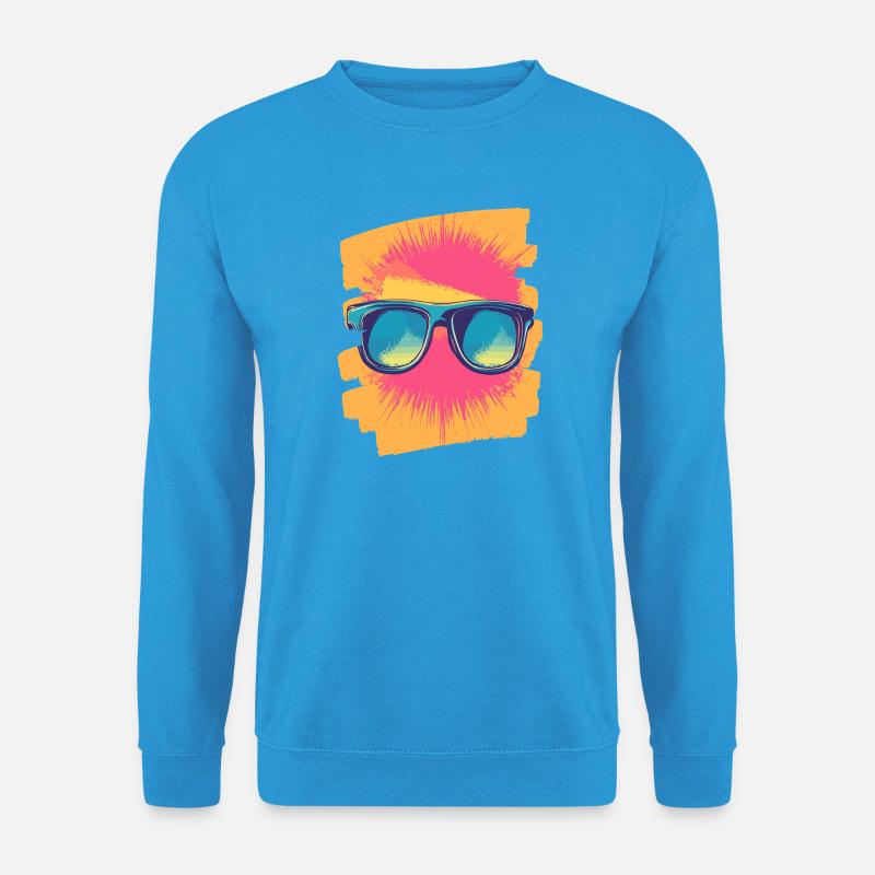 Sonnenbrille Sommer - Unisex Pullover - Meeresblau