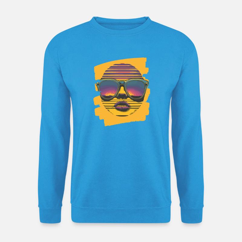 Sonnenbrille - Unisex Pullover - Meeresblau
