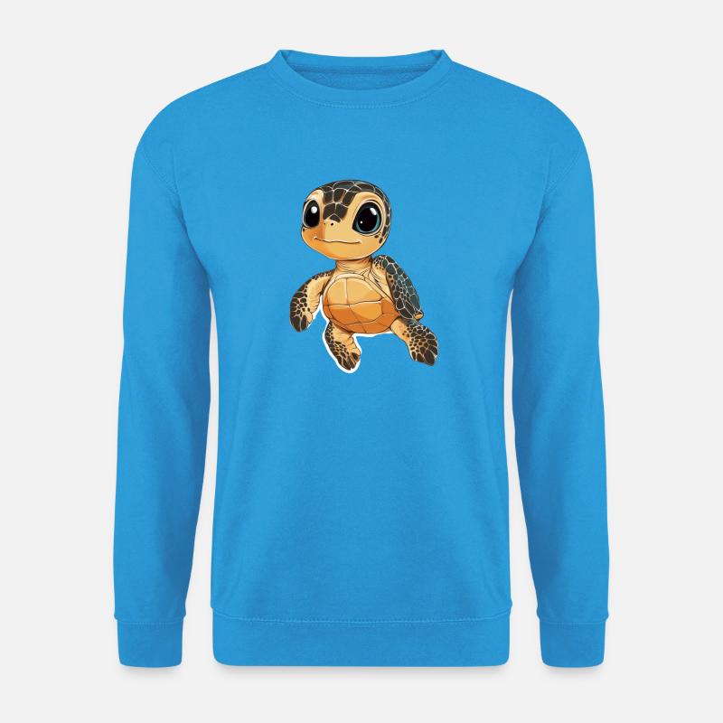 Schildkröte - Unisex Pullover - Meeresblau
