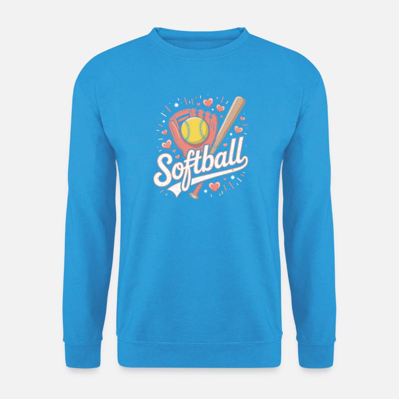 Softball - Unisex Pullover - Meeresblau
