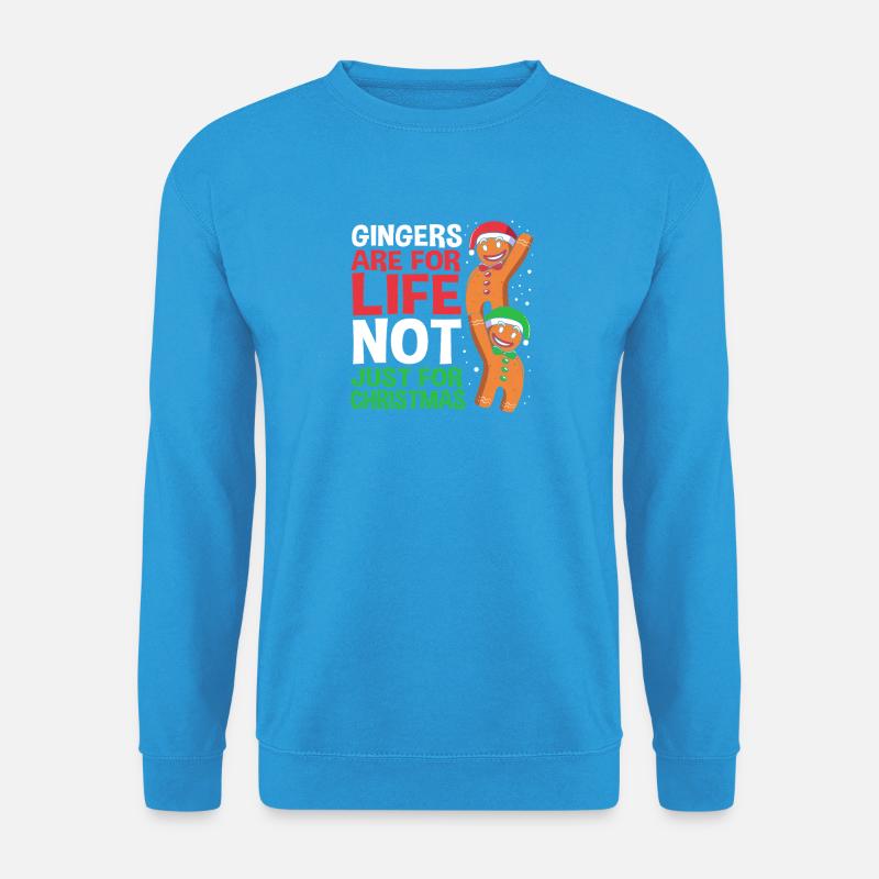 Lebkuchenmann Weihnachten Lebkuchen - Unisex Pullover - Meeresblau