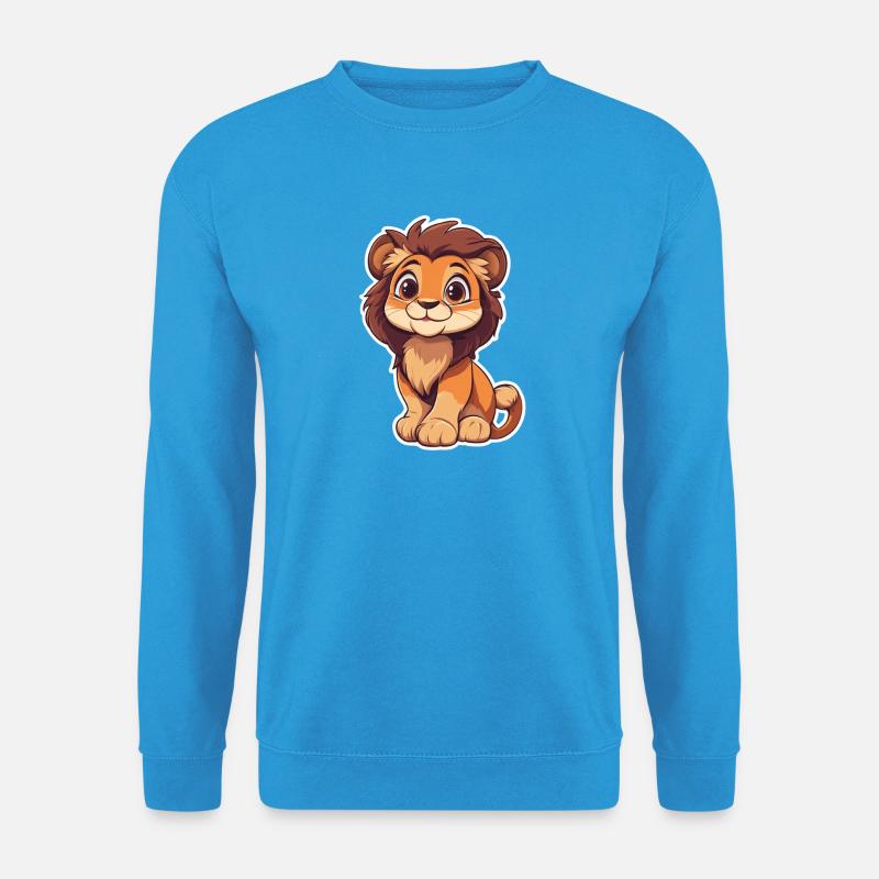 Löwe - Unisex Pullover - Meeresblau