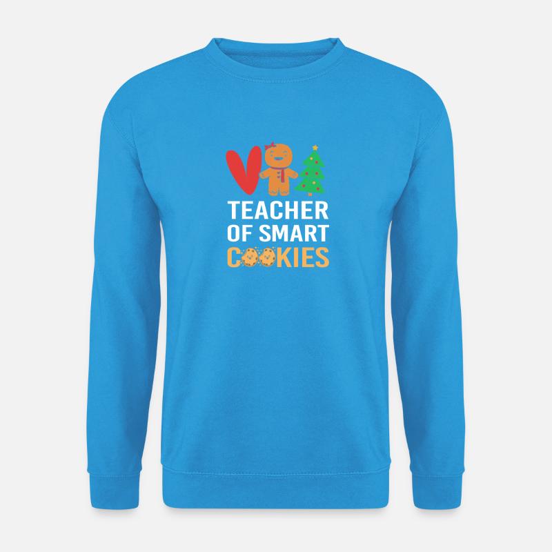 Lebkuchen Weihnachten Lebkuchenmann Gingerbread - Unisex Pullover - Meeresblau