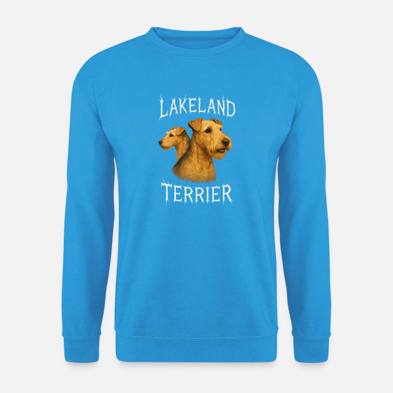 Lakeland Terrier - Unisex Pullover - Meeresblau