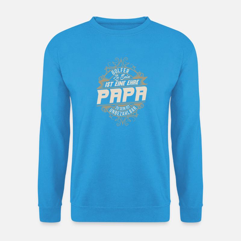 Golfer Papa - Unisex Pullover - Meeresblau