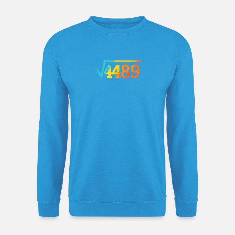 Lustiges Meme 67, Quadratwurzel 4489 - Unisex Pullover - Meeresblau