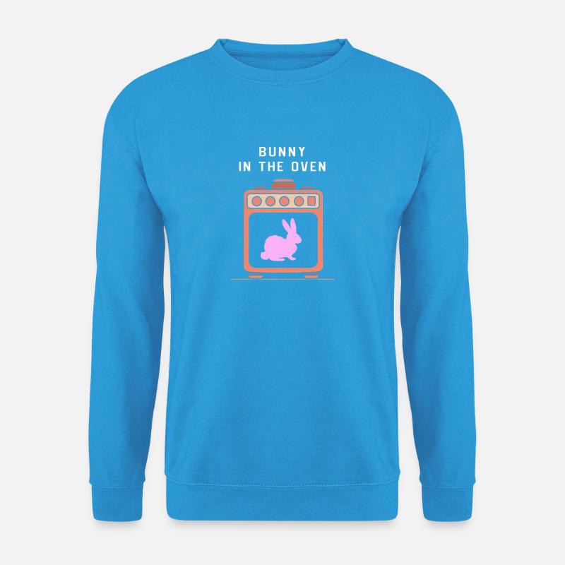 Werdende Mutter Ostern Gender Reveal - Unisex Pullover - Meeresblau