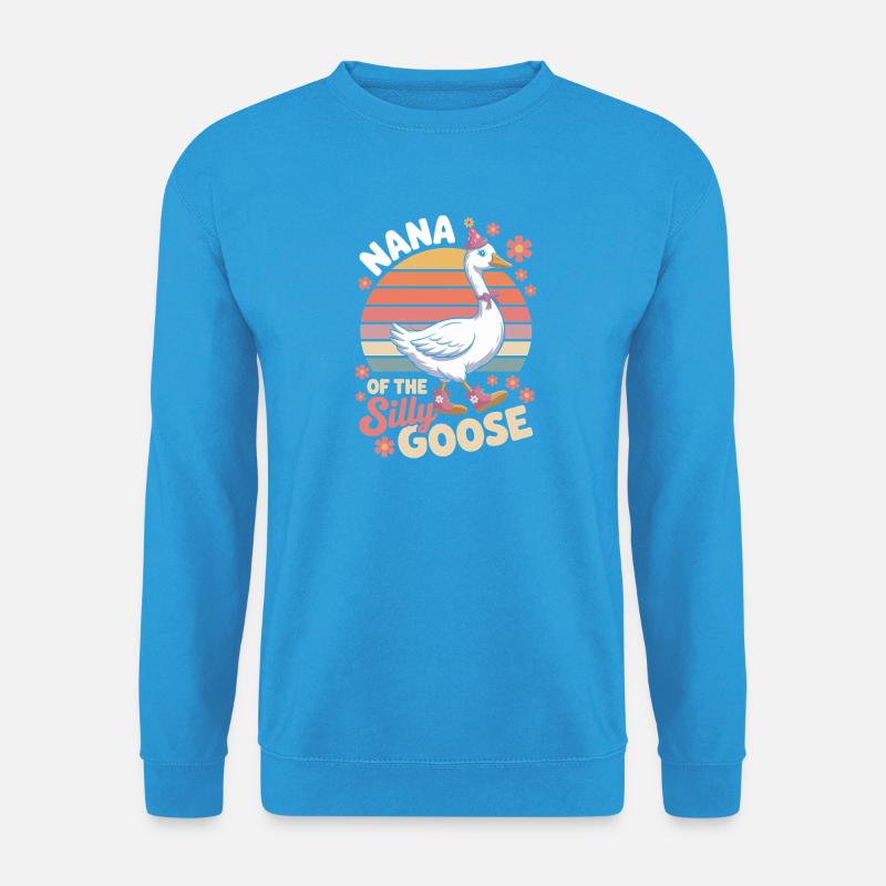Nana Die Lustige Gans - Unisex Pullover - Meeresblau