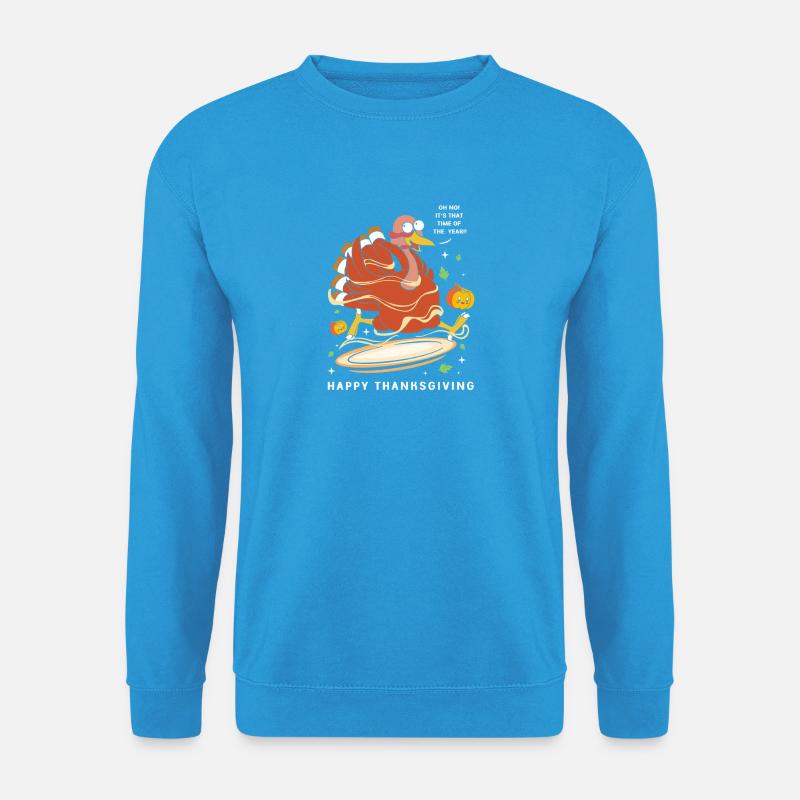 Großvater Opa Thanksgiving Papa Vater - Unisex Pullover - Meeresblau
