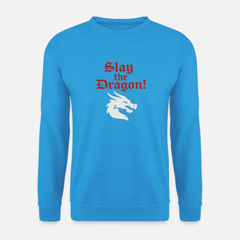 Dragon Warrior - Unisex Pullover - Meeresblau