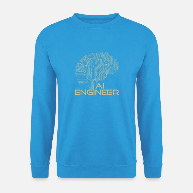 AI Engineer – Artificial Intelligence & Technology - Unisex Sweatshirt - sea blue