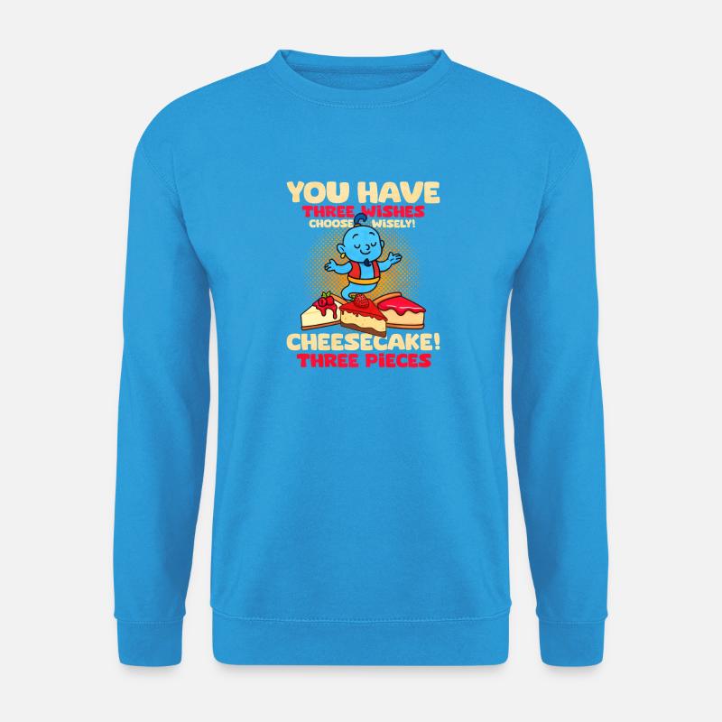 Käsekuchen - Unisex Pullover - Meeresblau