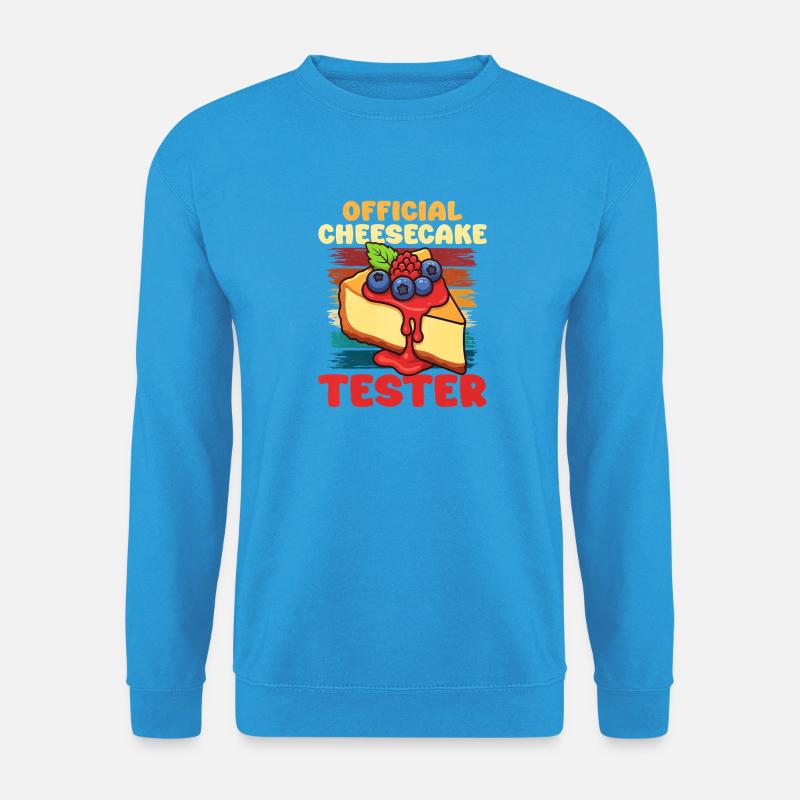 Kuchen Käsekuchen Geschenk - Unisex Pullover - Meeresblau