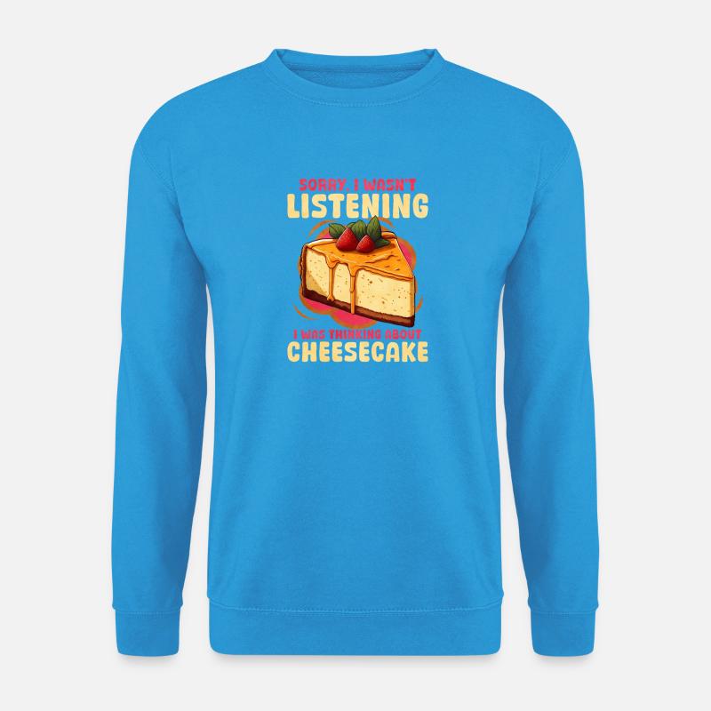 Kuchen Käsekuchen - Unisex Pullover - Meeresblau