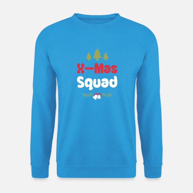 X-Mas Squad - Unisex Pullover - Meeresblau
