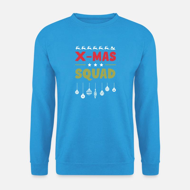 X-Mas Squad - Unisex Pullover - Meeresblau