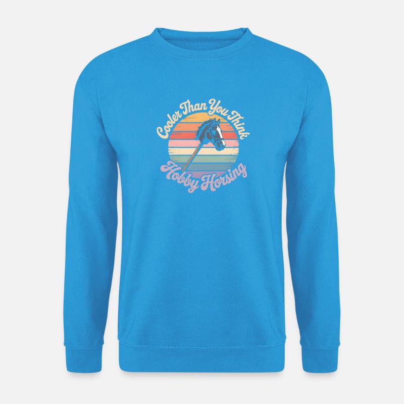 Hobby Horsing - Unisex Pullover - Meeresblau