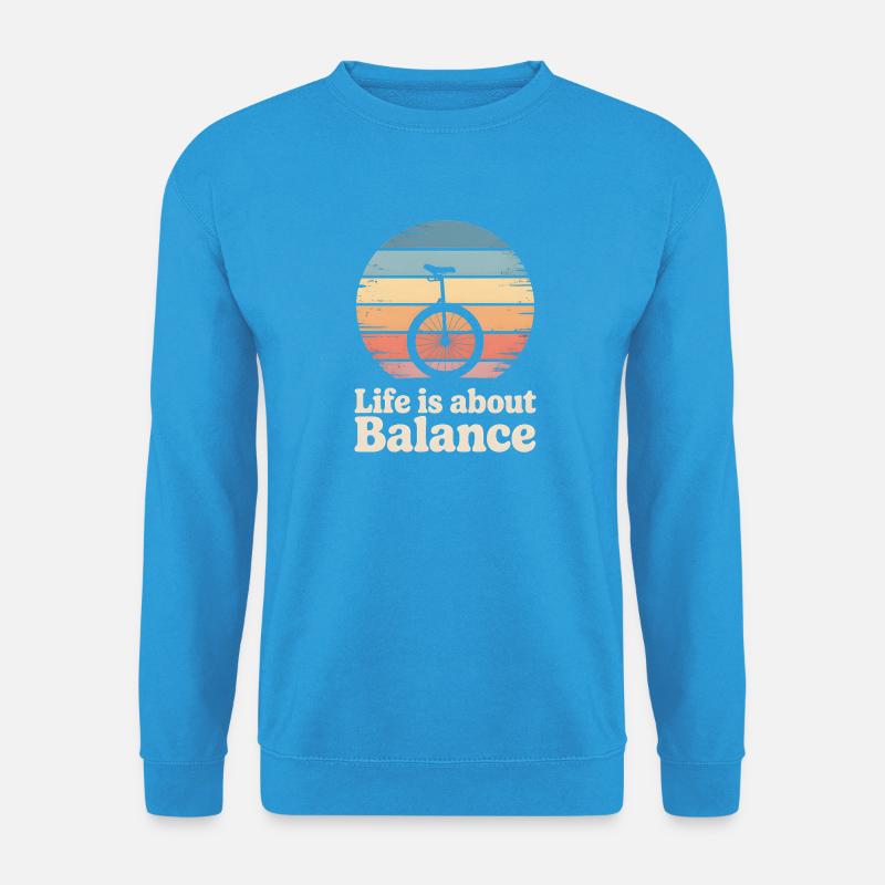 Einrad - Unisex Pullover - Meeresblau