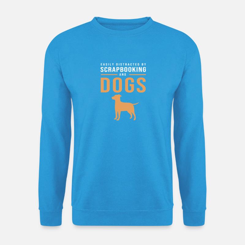 Scrapbooking Scrapbook - Unisex Pullover - Meeresblau