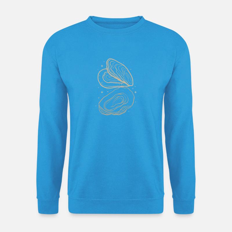 Austern - Unisex Pullover - Meeresblau