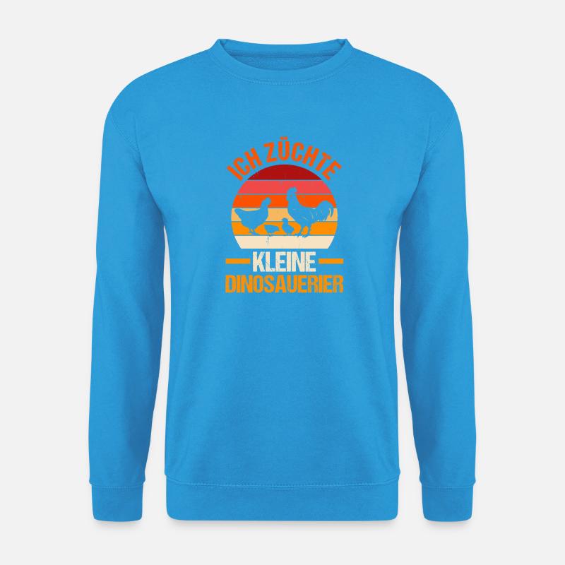 Hühner Hühnerbauer Bauer Landwirt Huhn - Unisex Pullover - Meeresblau