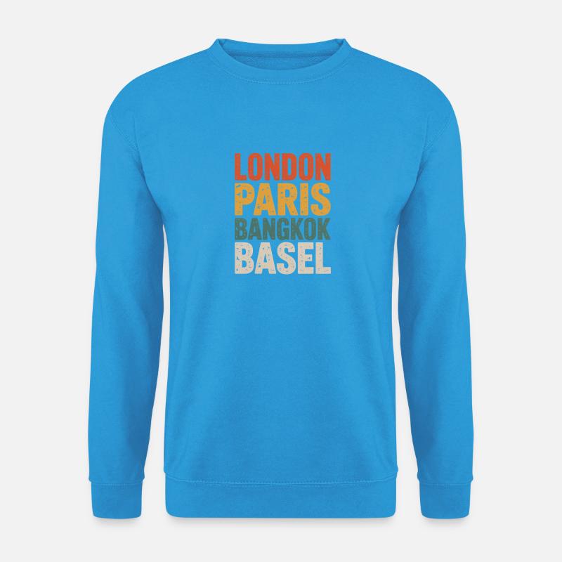 Basel - Unisex Pullover - Meeresblau