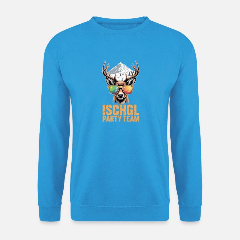 Ischgl Party Team Après Ski - Unisex Pullover - Meeresblau