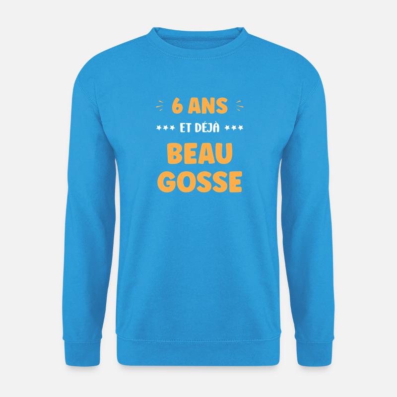 Humor 6 Jahre alt - Unisex Pullover - Meeresblau