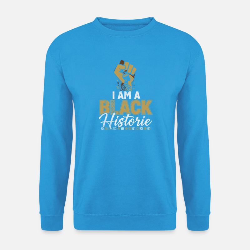 Stolz auf Schwarze Geschichte - Unisex Pullover - Meeresblau