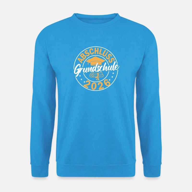 Abschluss Grundschule 2026 - Unisex Pullover - Meeresblau