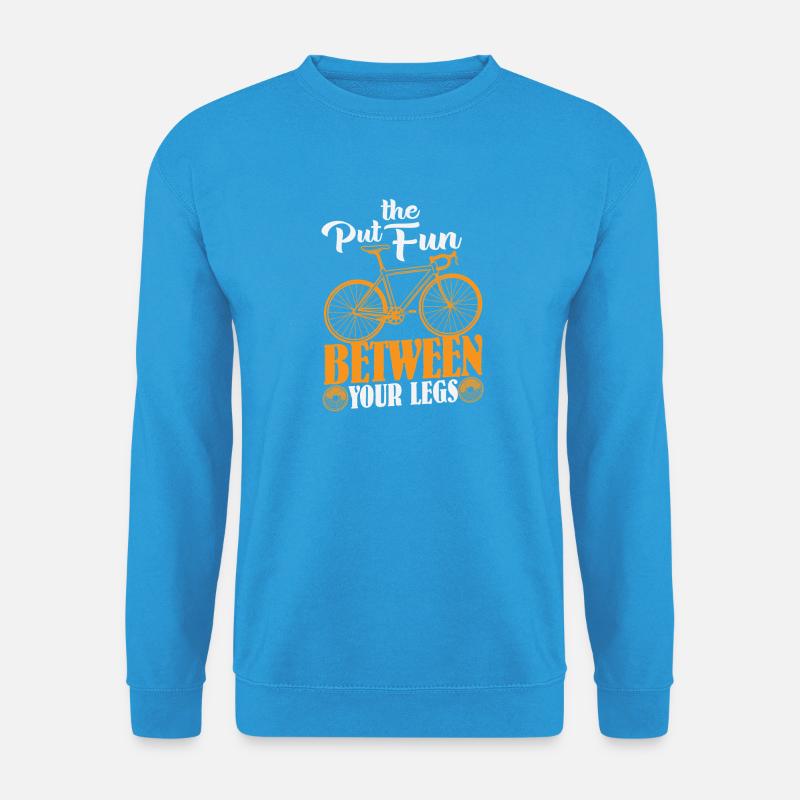 BMX Fahrrad Spruch bmx biker - Unisex Pullover - Meeresblau