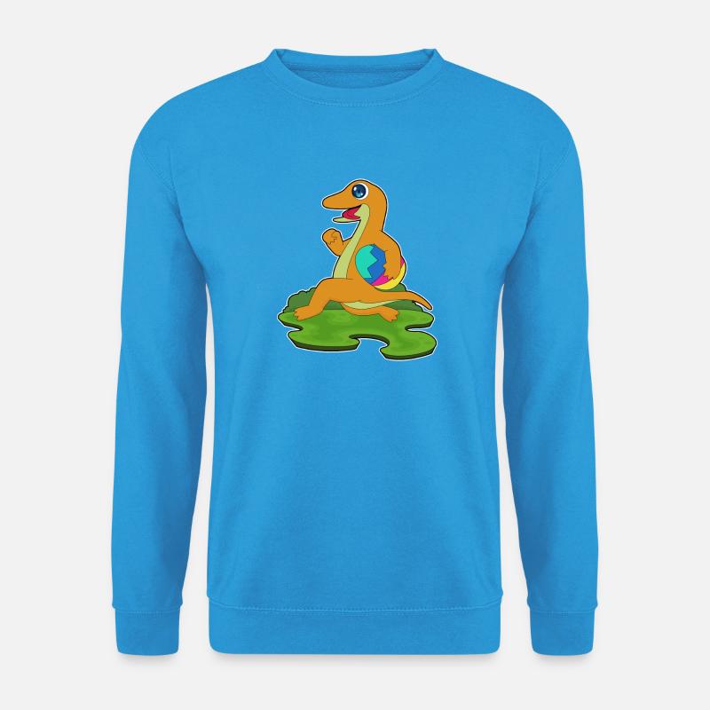 Lizard Easter Easter Egg - Unisex Sweatshirt - sea blue