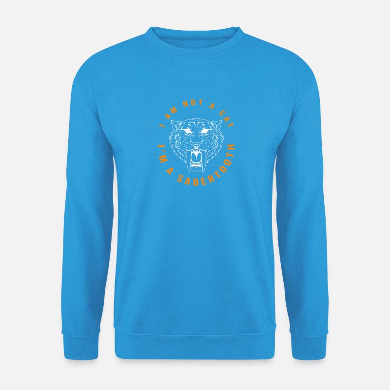 Säbelzahntiger Urzeit - Unisex Pullover - Meeresblau
