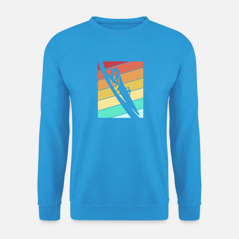 Mantis Gottesanbeter Gottesanbeterin - Unisex Pullover - Meeresblau