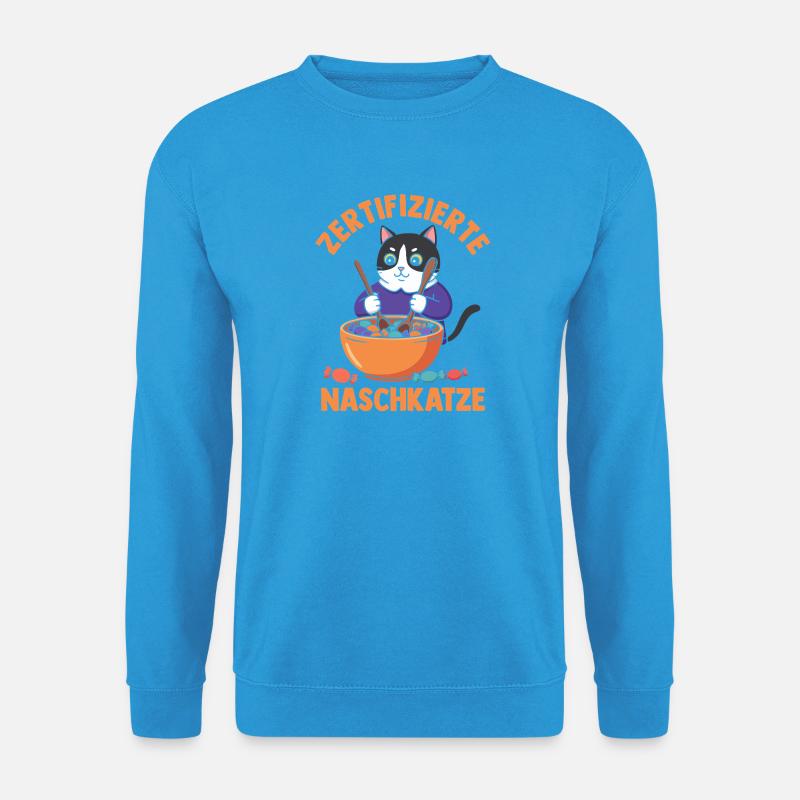 Süschigkeiten Naschkatze Süßes Mädchen - Unisex Pullover - Meeresblau
