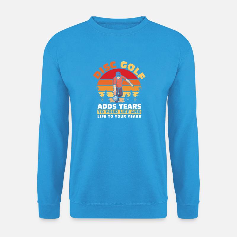 Disc Golf Geschenke Discgolf - Unisex Pullover - Meeresblau