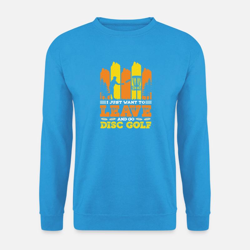 Disc Golf Geschenke Discgolf - Unisex Pullover - Meeresblau