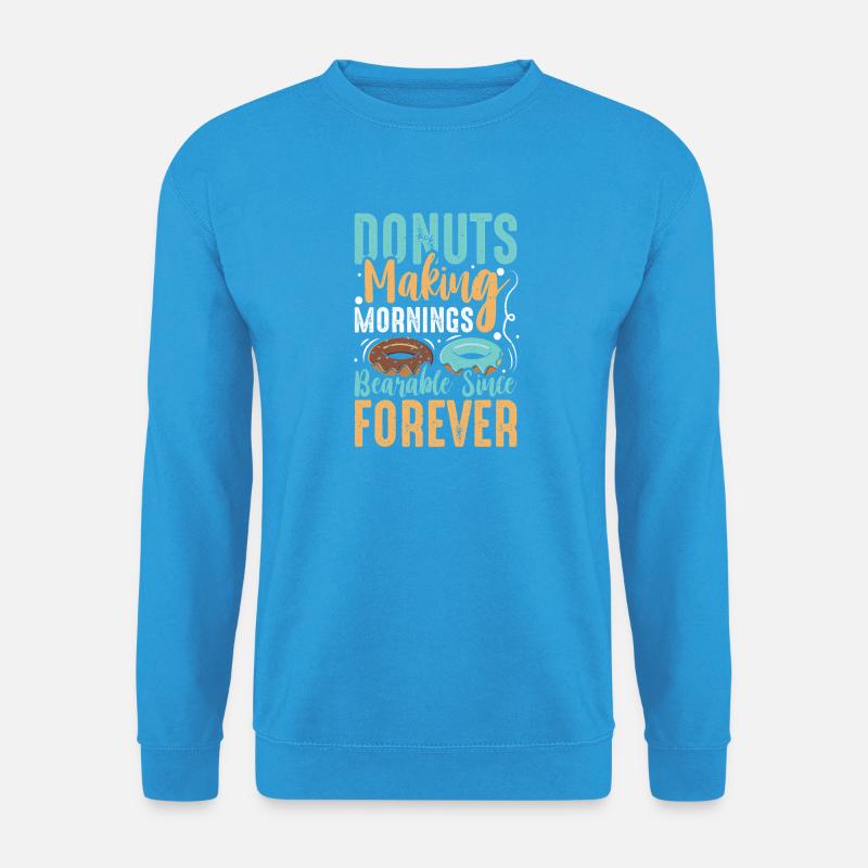 Donut Fastfood - Unisex Pullover - Meeresblau